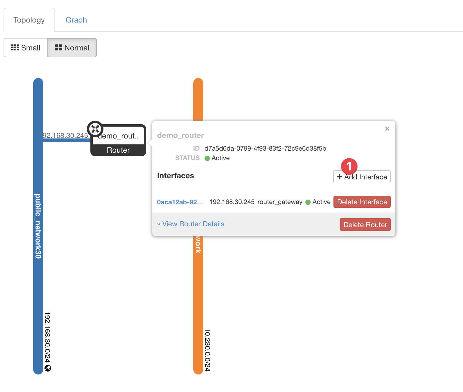 OpenStack Create Router add Inferface