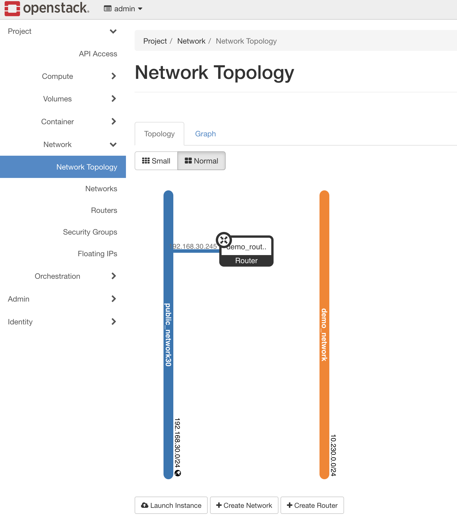 OpenStack Create Router Topology